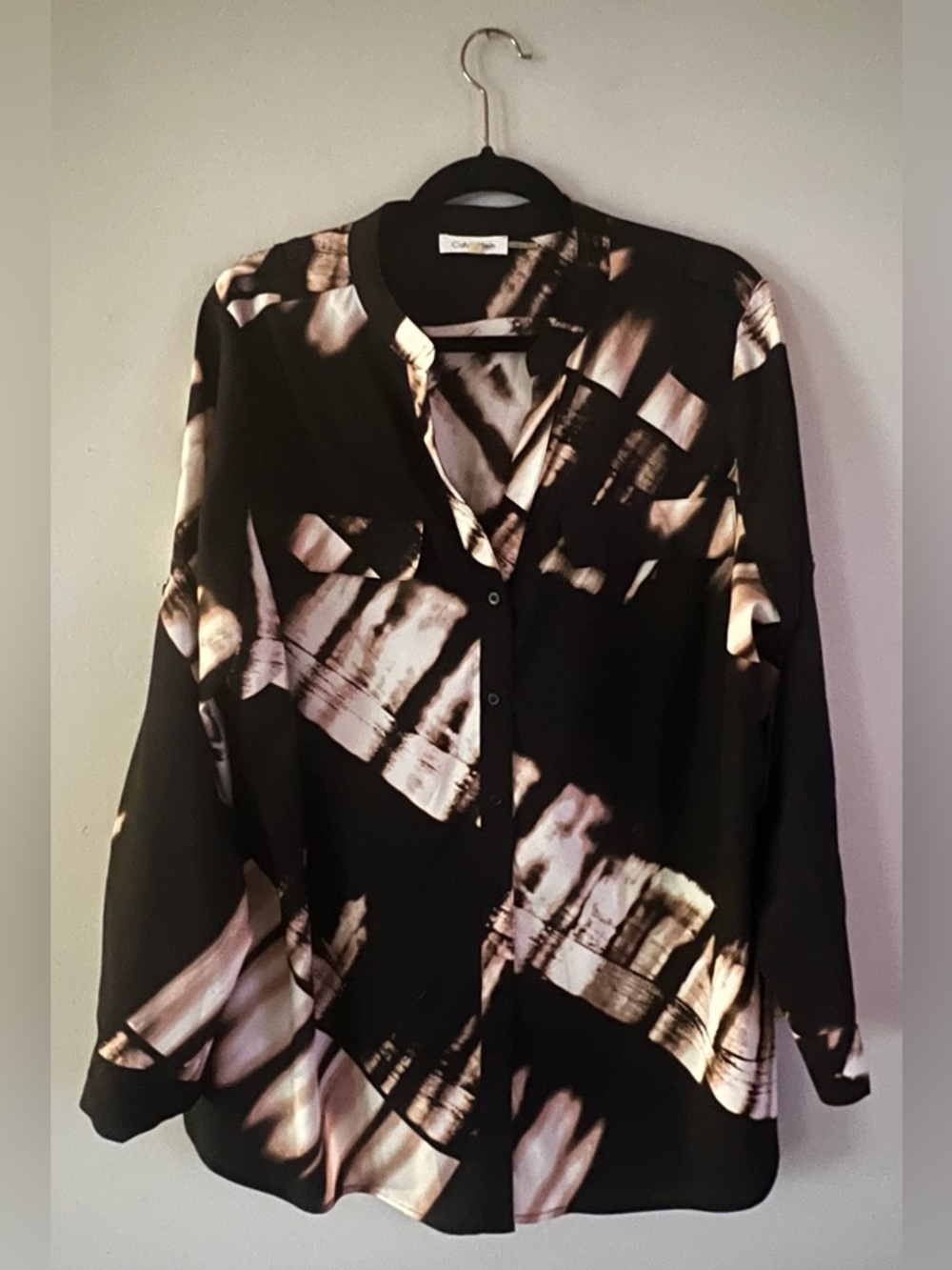 Calvin Klein Abstract Blouse
